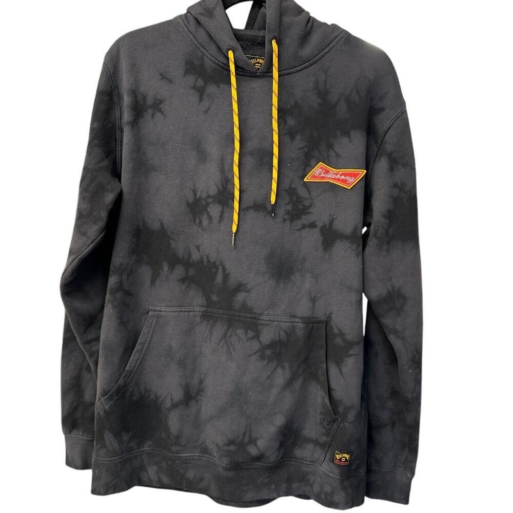 Billabong x Budweiser Hoodie Large Tie Dye Pullover Rare Surf Beer Sweatshirt